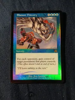 MTG- Blatant Thievery x1 - Onslaught FOIL NM - Image 1