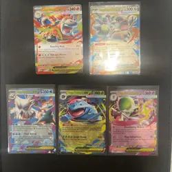 Pokemon TCG Mega Evolution Ex Bundle X5 Venusaur Kangaskhan Gardevoir Camerupt - Image 1