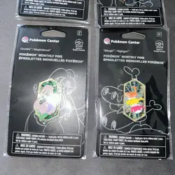 Pokemon Monthly pins 2024/ 4 out of of 12 BUNDLE Sealed ✅ - Image 3
