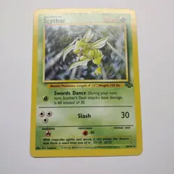 Pokemon TCG Scyther 26/64 Jungle Unlimited MP - Image 1
