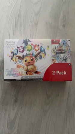 Pokemon TCG Prismatic Evolutions Costco 2-Pack ETB With Booster Bundle - Sealed - Image 1