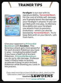 Trainer Tips Set Temporal Forces Build & Battle Iron Leaves Walking Wake Pokemon - Image 5