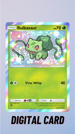 Pokemon TCG Pocket Bulbasaur Shiny Celestial Guardians Trade 1 Star⭐ (English) - Image 1
