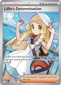 Lillie's Determination 169/132 Mega Evolution Ultra Rare - Pokemon ME01 MEG - Image 1