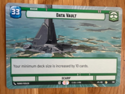 STAR WARS UNLIMITED TCG JTL HYPERSPACE RARE CARD: DATA VAULT - Image 1