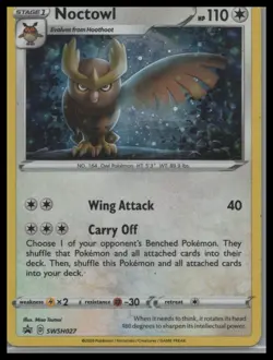 SWSH: Sword & Shield Promo Cards #SWSH027 Noctowl - Image 1