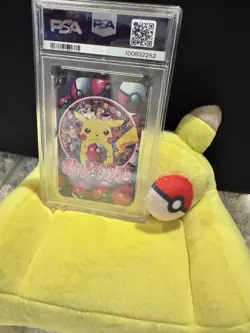 PSA 9 1998 POKEMON TELEVI-KUN MAGAZINE PLAYING CARDS SCYTHER/PINSIR 2 OF HEARTS - Image 4