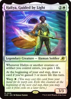 MTG - Haliya, Guided by Light - Foil - Edge of Eternities - Magic the Gathering - Image 1