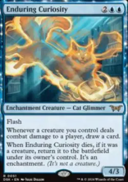 Enduring Curiosity Duskmourn: House of Horror (DSK) 51 MTG Regular - Image 1