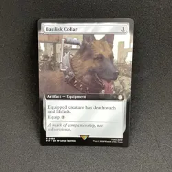 BASILISK COLLAR, 0480 Borderless Non-Foil - MTG: Fallout (PIP) NM/M - Image 1