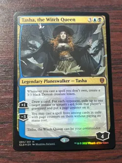 1x FOIL TASHA, THE WITCH QUEEN - Baldur's Gate - MTG - Magic the Gathering - Image 1