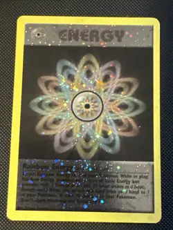 Rainbow Energy 17/82 Team Rocket Holo Pokemon TCG SWIRL! - Image 1