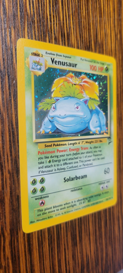 Pokemon TCG Base Set 2 Venusaur 18/130 Holo Rare MP - Image 4