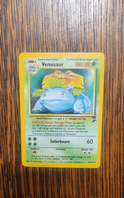 Pokemon TCG Base Set 2 Venusaur 18/130 Holo Rare MP - Image 5