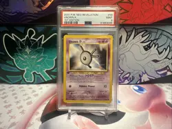 2001 Pokemon Neo Revelation Unown K 1st Edition #58/64 PSA 9 Mint - Image 1