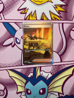 Pokemon TCG - Penny 252/198 - SIR Trainer - Scarlet & Violet Base - NM/M - Image 1