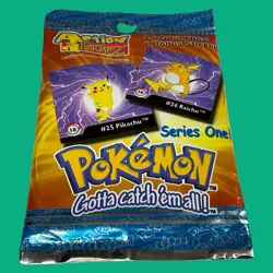 Pokemon Karten Sticker Action Flipz - Series One - 1999 Booster NEUWERTIG OVP - Image 1