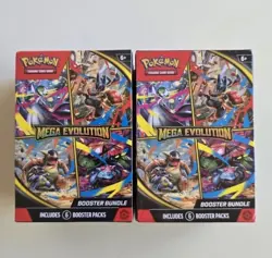 2x Pokemon TCG Mega Evolution Booster Bundle - Factory Sealed - Image 1