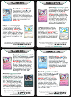 Trainer Tips Set Paldea Evolved Build & Battle Meowscarada Quaquaval Pokemon - Image 2