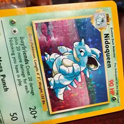 Pokemon Nidoqueen 7/64 Jungle Holofoil No Symbol Misprint - Image 3