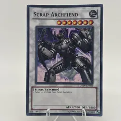 Yugioh Scrap Archfiend DREV-EN000 Super Rare LP Holo Foil - Image 1