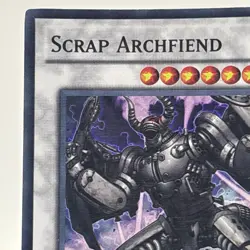 Yugioh Scrap Archfiend DREV-EN000 Super Rare LP Holo Foil - Image 2
