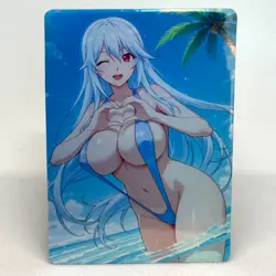 Hybrid x Heart Aine Chidorigafuchi Goddess Anime Waifu ACG Foil Card - Image 1