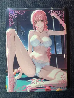 Goddess Rebecca White Bikini Maiden Premium Thick Card Waifu Doujin One Piece - Image 1