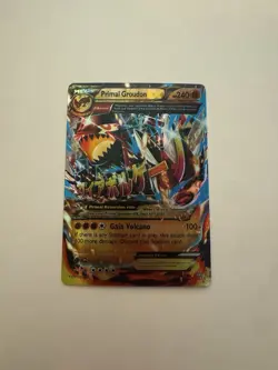 Pokemon TCG XY: Primal Clash Primal Groudon EX Holo Card 86/160 Ultra Rare - Image 1