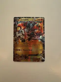 Groudon EX #85/160 Primal Clash XY Pokemon Cards Holo Rare NM - Image 1