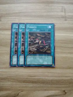 Yu-Gi-Oh! - Timidity 3X - Full Playset Of Cards - Image 1