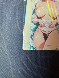 Goddess Rebecca Bath Maiden Premium Thick Card Waifu Doujin One Piece Full Art - Image 5