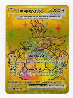 Pokemon TCG Terapagos EX 180/131 Prismatic Evolutions Holo Card NM/M Condition - Image 1