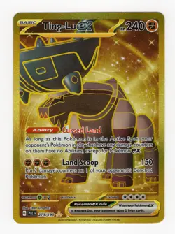 Ting-Lu EX Paldea Evolved Gold Card 275/193 NM - Image 1