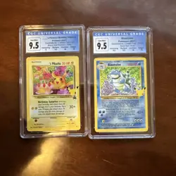 Pokemon Pikachu TCG Birthday Celebrations Holo Rare Card #24 Classic Collection - Image 1