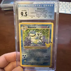 Pokemon Pikachu TCG Birthday Celebrations Holo Rare Card #24 Classic Collection - Image 3