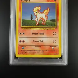 PSA 10 Ponyta 60/102 Pokemon Base Set 1999 Non Holo Graded Card - Image 3