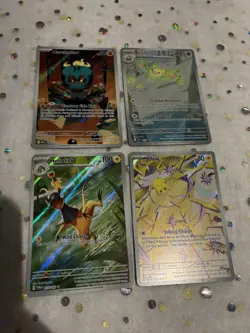 4x Illustration Rare Pokemon TCG Bundle Pack Fresh - Image 1