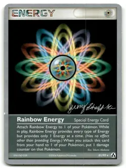 2003 EX - Ruby & Sapphire Pokemon Rainbow Energy Rare #95 - Image 1