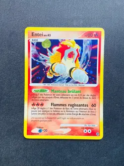 Carte Pokemon Entei 4/132 HOLO D&P Diamant & Perle DP Merveilles Secretes TBE - Image 1