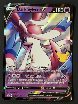 Dark Sylveon V SWSH134 - Black Star Promo - Celebrations - Pokemon TCG NM - Image 1