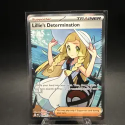 Lillie's Determination 169/132 Full Art Pokemon TCG ME01: Mega Evolution - NM - Image 1
