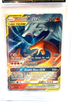 2019 POKEMON GEM MINT RESHIRAM & CHARIZARD GX UNBROKEN BONDS GRADE 10 AWESOME ! - Image 2