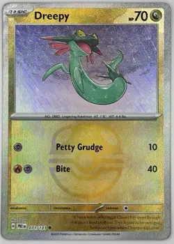 Pokemon TCG Dreepy + Spritzee Prismatic Evolution Masterball Reverse Holo BUNDLE - Image 4