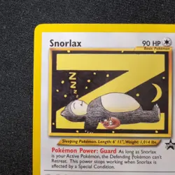 Snorlax WOTC Black Star Promo 49 Pokemon TCG - NM - Image 3