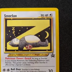 Snorlax WOTC Black Star Promo 49 Pokemon TCG - NM - Image 4