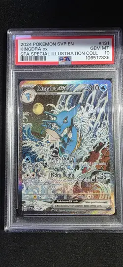 PSA 10 Kingdra ex Special Illustration - SVP 131 - Shrouded Fable Promo Pokemon - Image 1