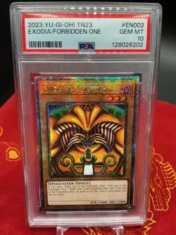 Exodia the Forbidden One TN23-EN002 Yugioh (Quarter Century Secret Rare) PSA 10 - Image 1