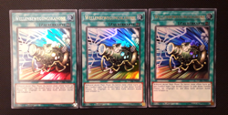 Yu-Gi-Oh! 3x Wellenbewegungskanone, DUDE-DE039, UR, 1. Auflage, Deutsch, EX - Image 1