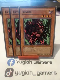 Yu-Gi-Oh Kryuel X3 PGD Common Heavy Played - Image 1
